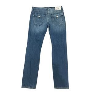 True Religion Men’s Rocco Flap SN Skinny Jeans – Wave Runner – Size 34